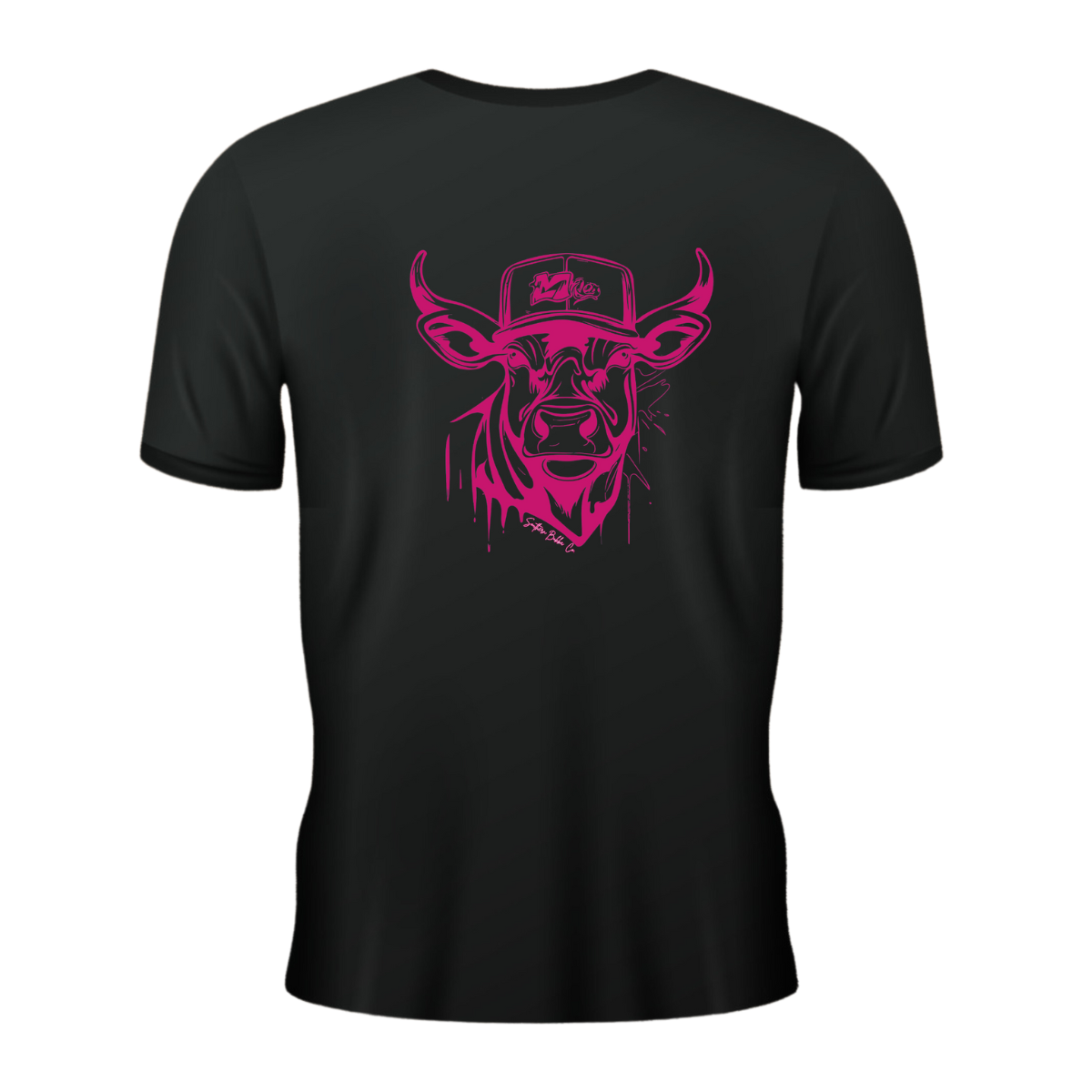 Neon Pink Cow