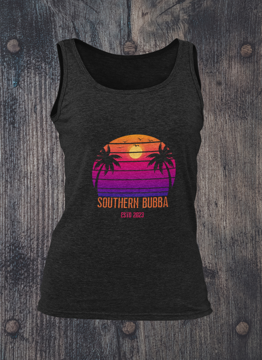 Ladies Southern Bubba  Retro  Sunset
