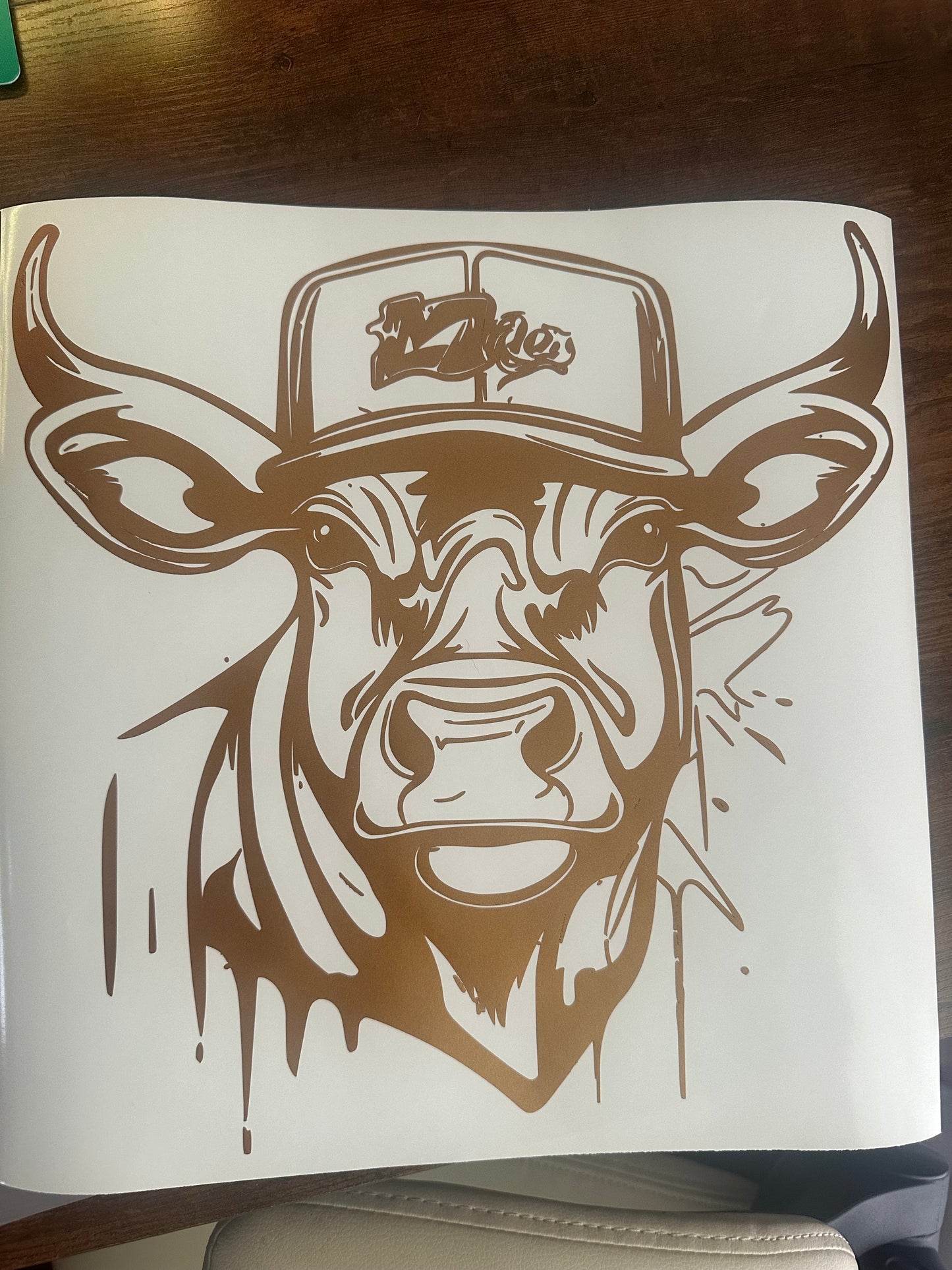 Country Cow Decal